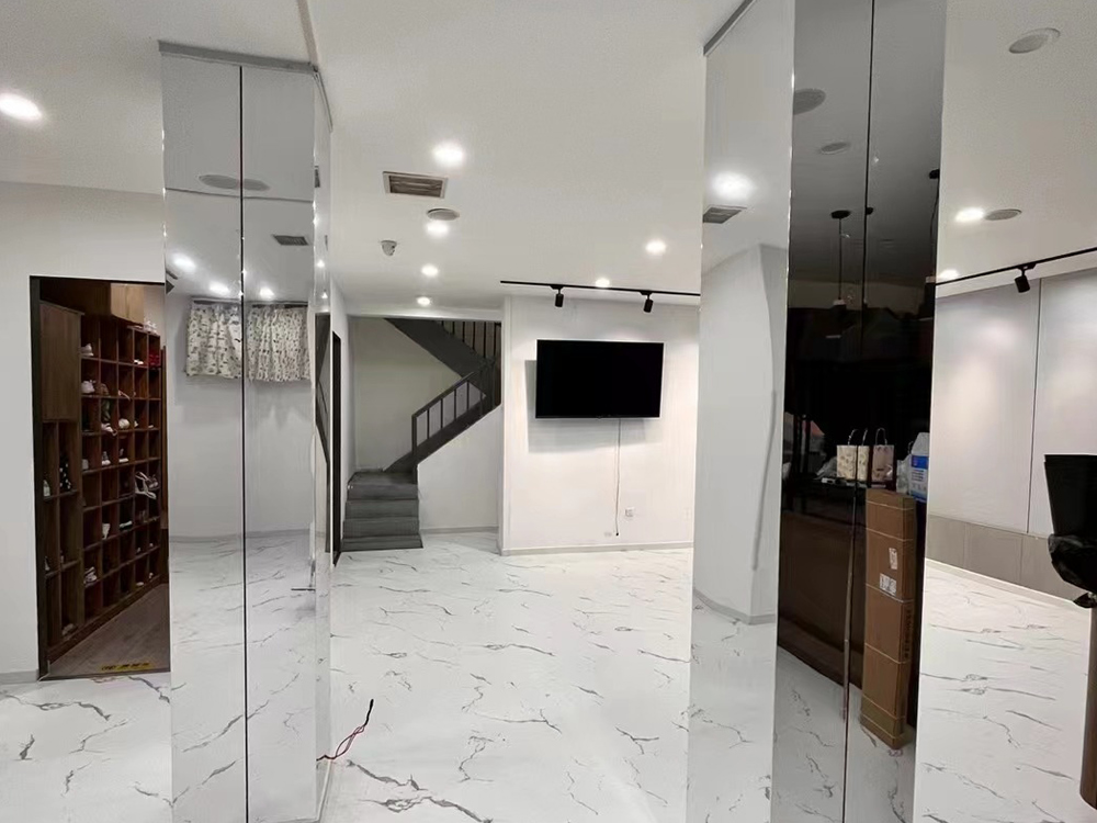 竹炭木银镜面板案例