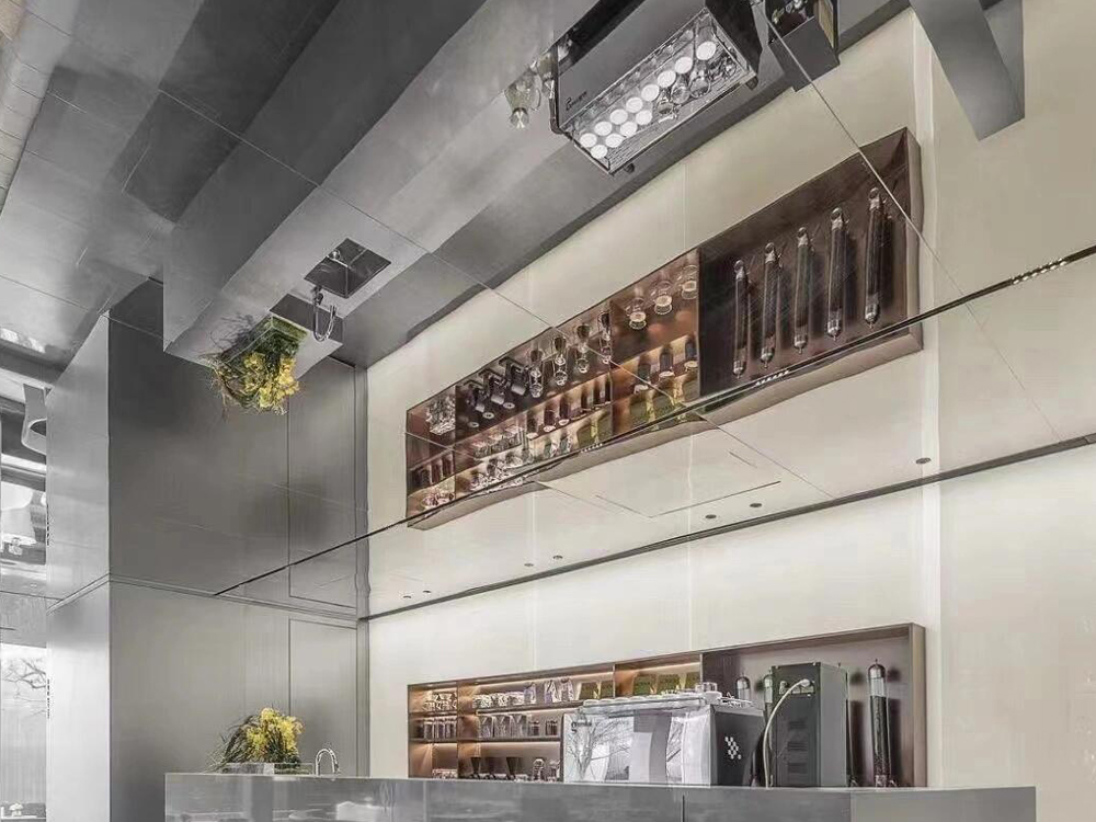 竹炭木银镜面板案例