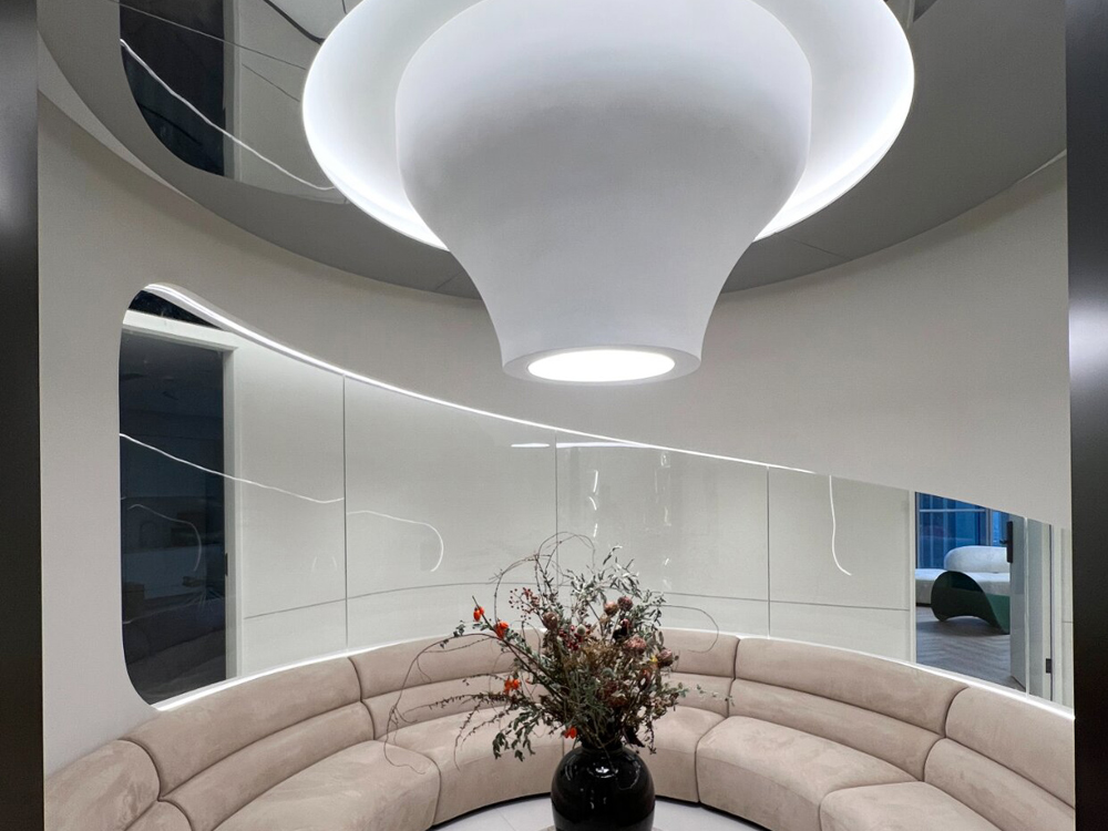 竹炭木银镜面板案例