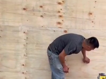 洞石+夯土室内安装视频